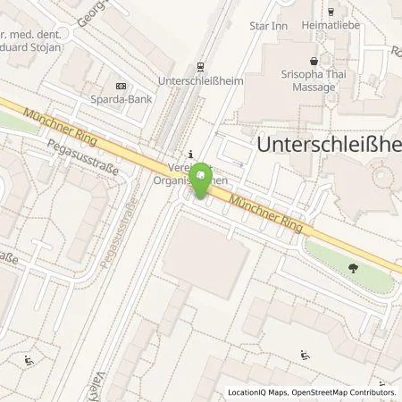 Standortübersicht der Tankstelle Gemeinde Unterschleißheim in 85716 Unterschleißheim