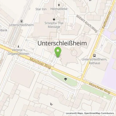 Standortübersicht der Tankstelle Gemeinde Unterschleißheim in 85716 Unterschleißheim