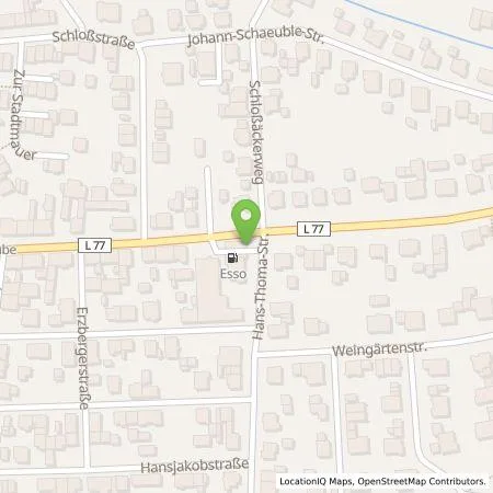 Standortübersicht der Tankstelle Andreas Richter in 76456 Kuppenheim