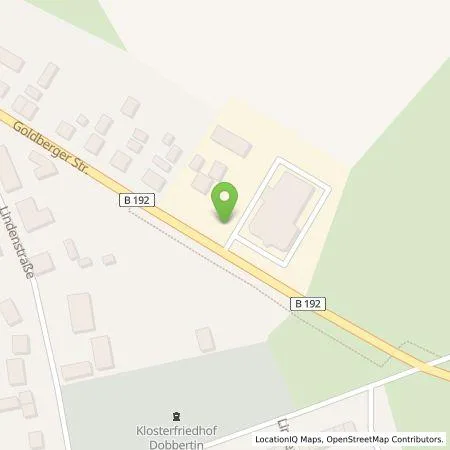 Standortübersicht der Tankstelle Autos und Service Riedel GmbH in 19399 Dobbertin