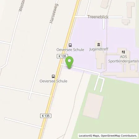 Standortübersicht der Tankstelle Gemeinde Tarp in 24988 Oeversee