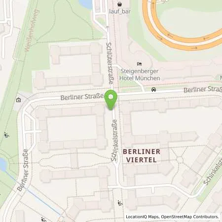 Standortübersicht der Tankstelle SWM Versorgungs GmbH in 80805 München