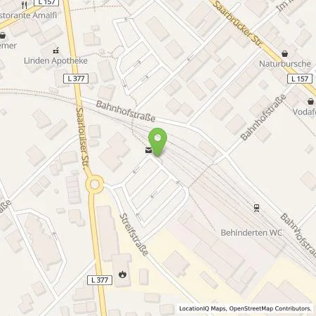 Standortübersicht der Tankstelle Technische Werke der Gemeinde Losheim GmbH in 66679 Losheim am See