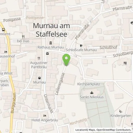 Standortübersicht der Tankstelle Gemeindewerke Murnau in 82418 Murnau