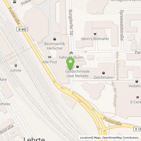 Standortübersicht der Tankstelle Parkhausgesellschaft Lehrte mbH in 31275 Lehrte