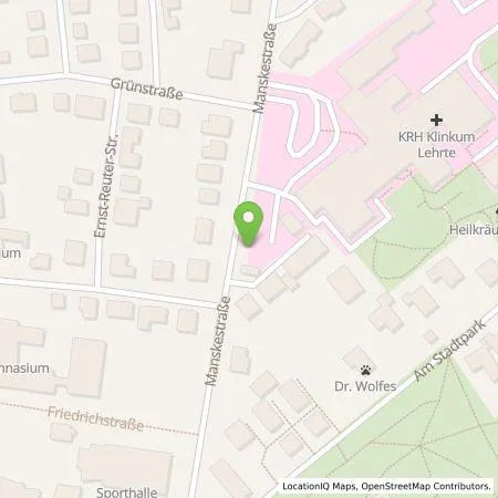 Standortübersicht der Tankstelle Parkhausgesellschaft Lehrte mbH in 31275 Lehrte