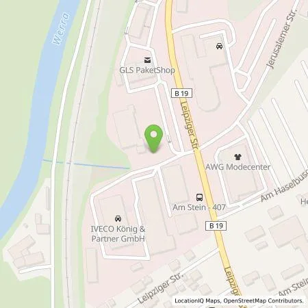 Standortübersicht der Tankstelle König & Partner GmbH in 98617 Meiningen