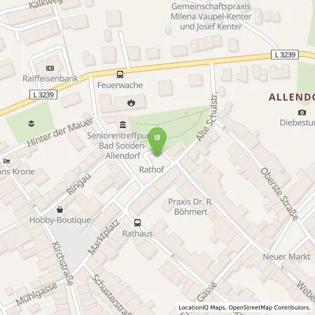 Standortübersicht der Tankstelle SUN Stadtwerke Union Nordhessen GmbH & Co. KG in 37242 Bad Sooden-Allendorf