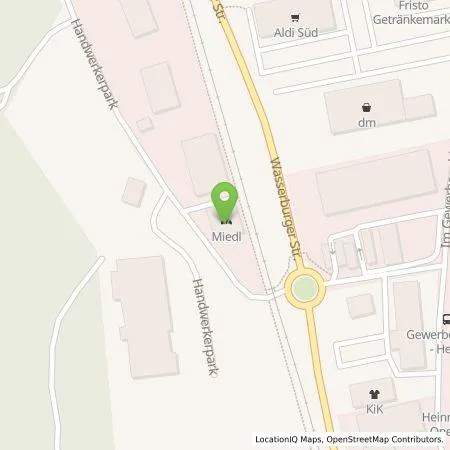 Standortübersicht der Tankstelle Konditorei Bäckerei Miedl GmbH in 83093 Bad Endorf