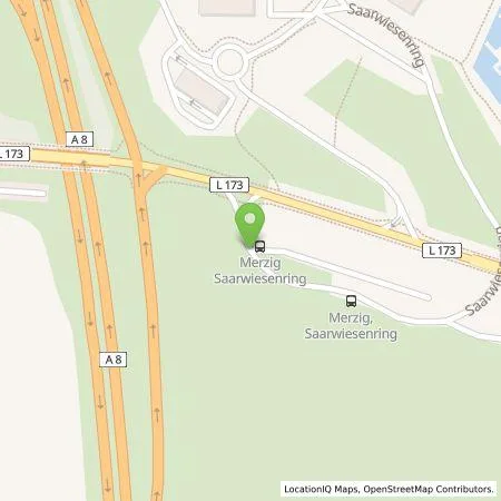 Standortübersicht der Tankstelle Stadtwerke Merzig GmbH in 66663 Merzig