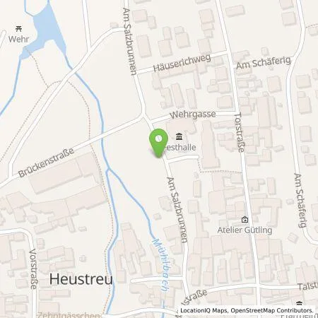 Standortübersicht der Tankstelle Gemeinde Heustreu in 97618 Heustreu