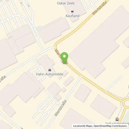 Standortübersicht der Tankstelle Hahn Automobile GmbH & Co. KG in 73240 Wendlingen