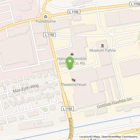 Standortübersicht der Tankstelle Hahn Automobile GmbH & Co. KG in 73061 Ebersbach an der Fils