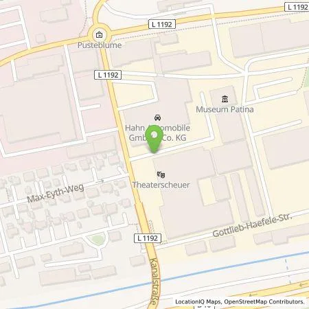 Standortübersicht der Tankstelle Hahn Automobile GmbH & Co. KG in 73061 Ebersbach an der Fils