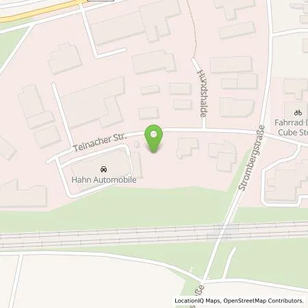 Standortübersicht der Tankstelle Hahn Automobile GmbH & Co. KG in 71634 Ludwigsburg