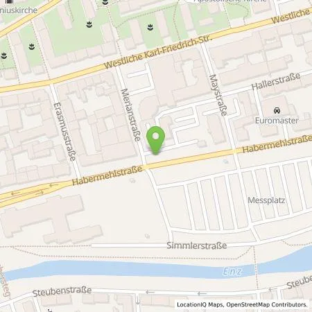 Standortübersicht der Tankstelle Hahn Automobile GmbH & Co. KG in 75172 Pforzheim