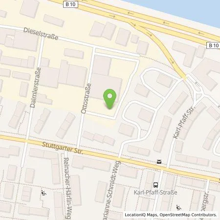 Standortübersicht der Tankstelle Hahn Automobile GmbH & Co. KG in 73734 Esslingen