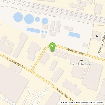 Standortübersicht der Tankstelle Hahn Automobile GmbH & Co. KG in 73730 Esslingen
