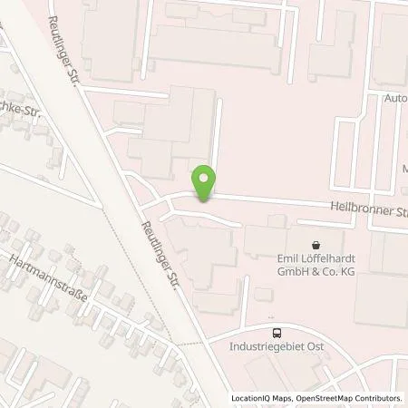 Standortübersicht der Tankstelle Hahn Automobile GmbH & Co. KG in 73037 Göppingen