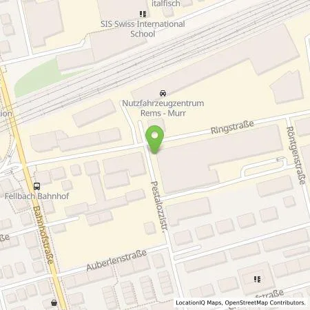 Standortübersicht der Tankstelle Hahn Automobile GmbH & Co. KG in 70736 Fellbach