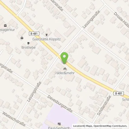 Standortübersicht der Tankstelle RheiNet GmbH in 48431 Rheine