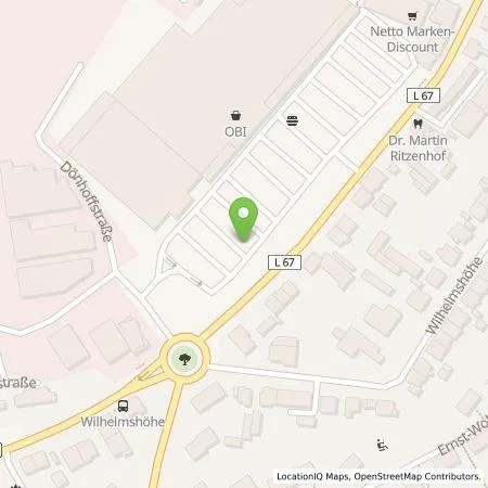 Standortübersicht der Tankstelle Pfalzwerke AG in 42655 Solingen