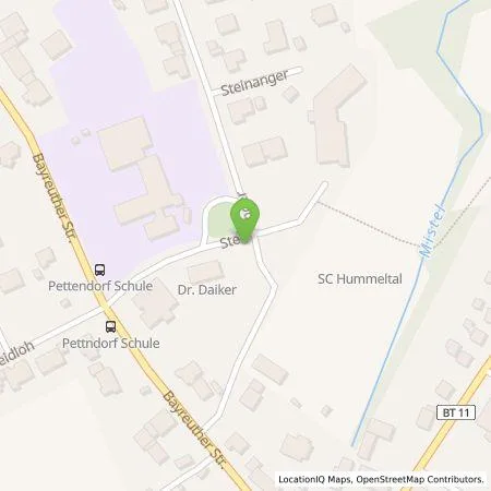 Standortübersicht der Tankstelle Pariamus GmbH in 95503 Hummeltal