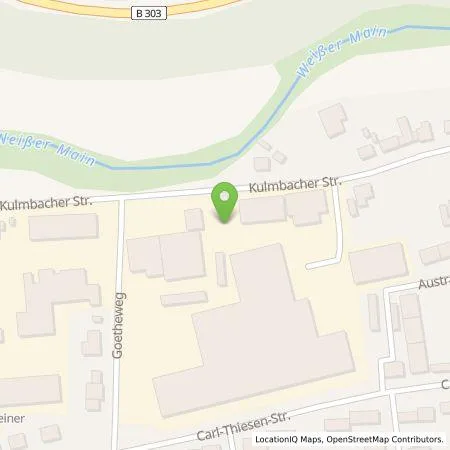 Standortübersicht der Tankstelle Pariamus GmbH in 95460 Bad Berneck