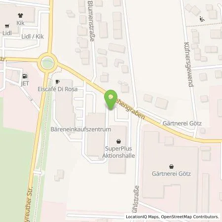 Standortübersicht der Tankstelle Pariamus GmbH in 95463 Bindlach