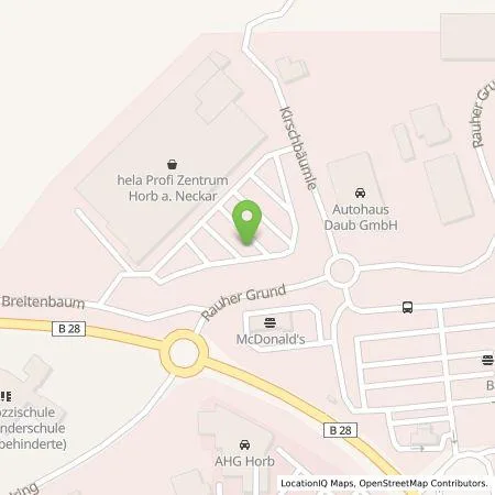 Standortübersicht der Tankstelle Pfalzwerke AG in 72160 Horb am Neckar