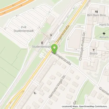 Standortübersicht der Tankstelle SWM Versorgungs GmbH in 80806 München