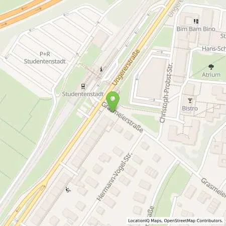 Standortübersicht der Tankstelle SWM Versorgungs GmbH in 80806 München