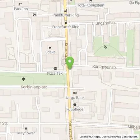 Standortübersicht der Tankstelle SWM Versorgungs GmbH in 80807 München