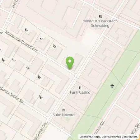 Standortübersicht der Tankstelle SWM Versorgungs GmbH in 80807 München