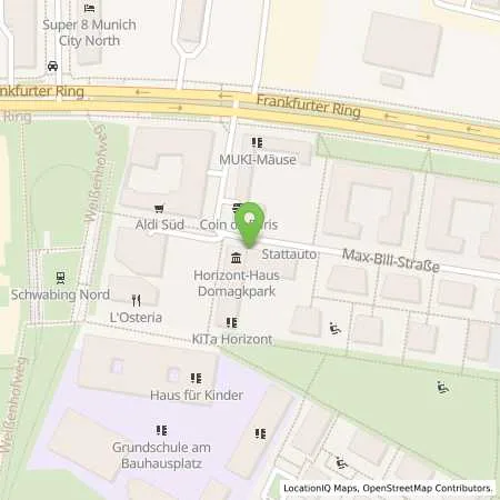 Standortübersicht der Tankstelle SWM Versorgungs GmbH in 80807 München