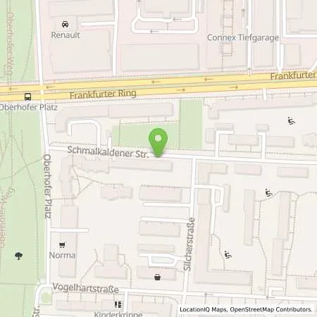 Standortübersicht der Tankstelle SWM Versorgungs GmbH in 80807 München