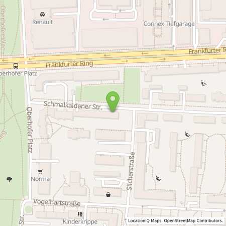Standortübersicht der Strom (Elektro) Tankstelle: SWM Versorgungs GmbH in 80807, Mnchen