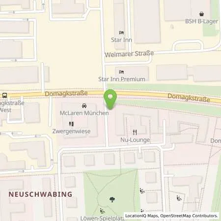 Standortübersicht der Tankstelle NTT DATA Deutschland GmbH in 80807 München