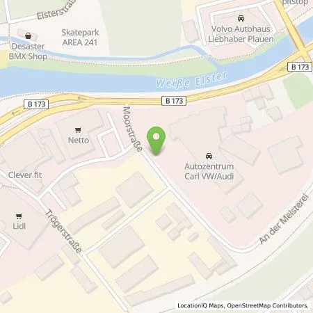 Standortübersicht der Tankstelle ACC AutoCentrum Carl GmbH in 08527 Plauen