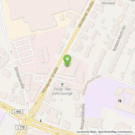 Standortübersicht der Tankstelle AH Beermann & Temme GmbH & Co. KG in 32049 Herford