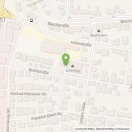 Standortübersicht der Tankstelle AH Schestag GmbH in 75203 Königsbach-Stein