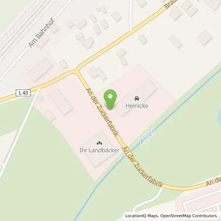 Standortübersicht der Tankstelle AH-Heinicke Inh. Dietmar Steffens in 39356 Oebisfelde (Weferlingen OT Weferlingen)