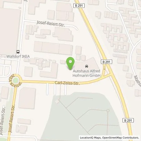 Standortübersicht der Tankstelle Alfred Hofmann GmbH in 69190 Walldorf