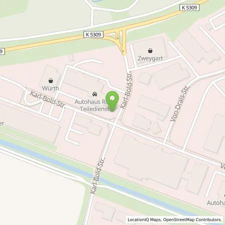 Standortübersicht der Tankstelle AR Auto Roth GmbH in 77855 Achern