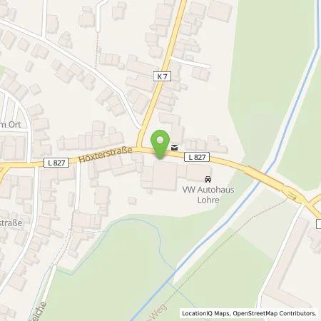 Standortübersicht der Tankstelle Auto & Service Lohre GmbH in 32839 Steinheim
