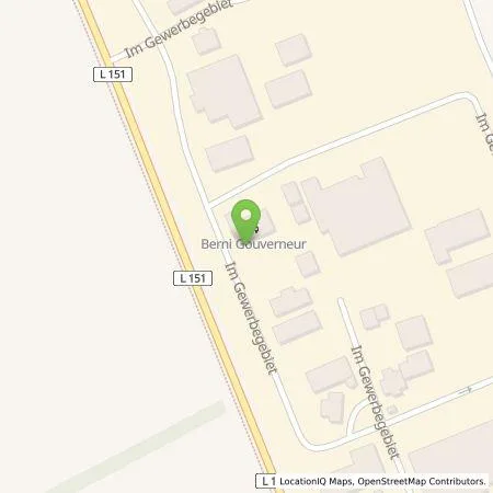 Standortübersicht der Tankstelle Auto Berni Gouverneur GmbH in 66709 Weiskirchen