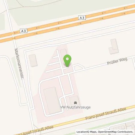 Standortübersicht der Tankstelle Auto Bierschneider GmbH in 93055 Regensburg