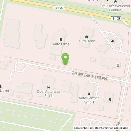 Standortübersicht der Tankstelle Auto Birne GmbH in 18209 Bad Doberan