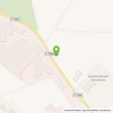 Standortübersicht der Tankstelle Auto Brugger GmbH in 88436 Eberhardzell