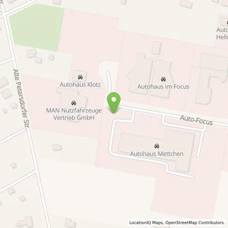 Standortübersicht der Tankstelle Auto Center Frankfurt Oder GmbH in 15517 Fürstenwalde